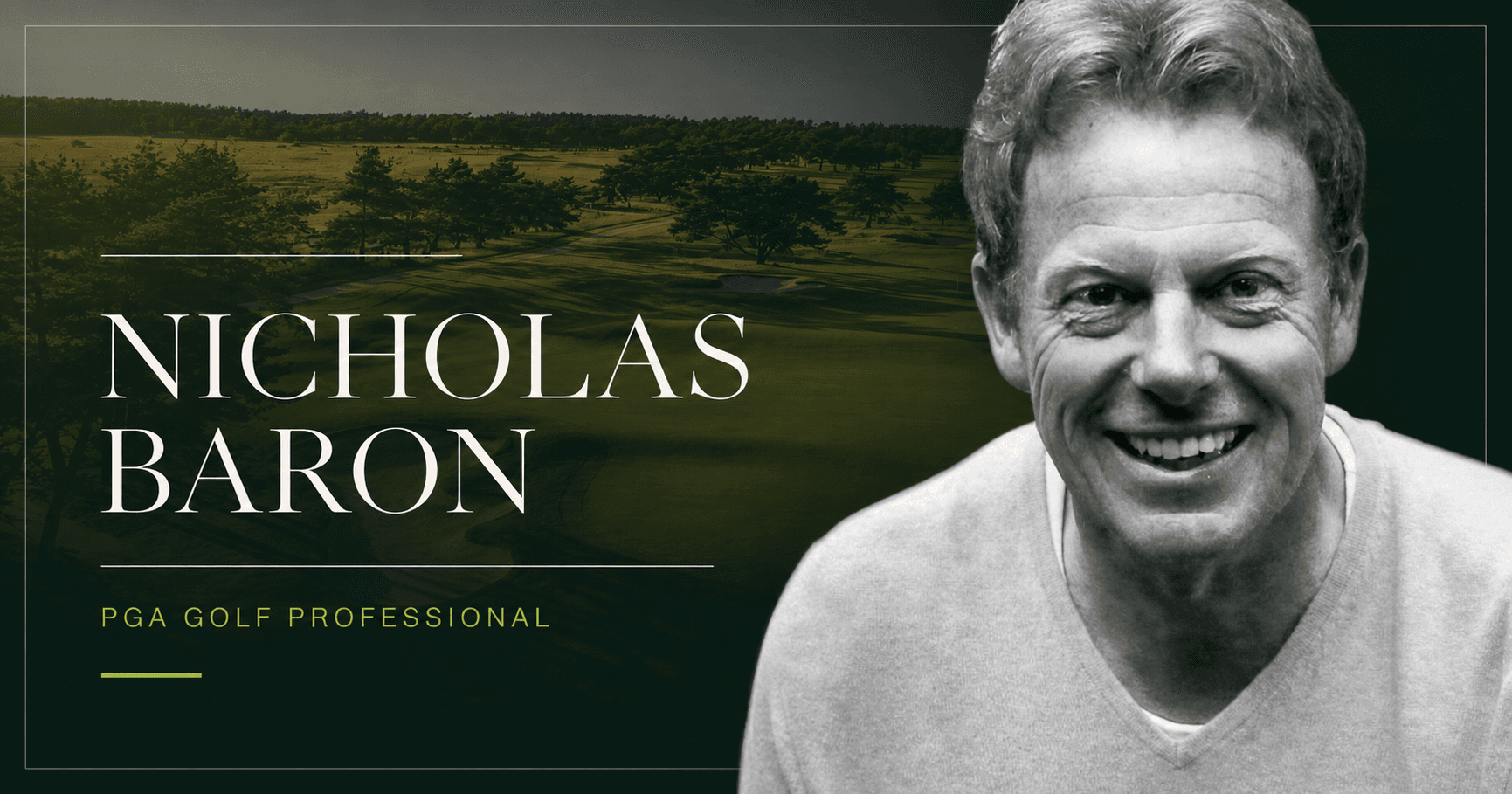 Nicholas Baron – PGA Golf Professional