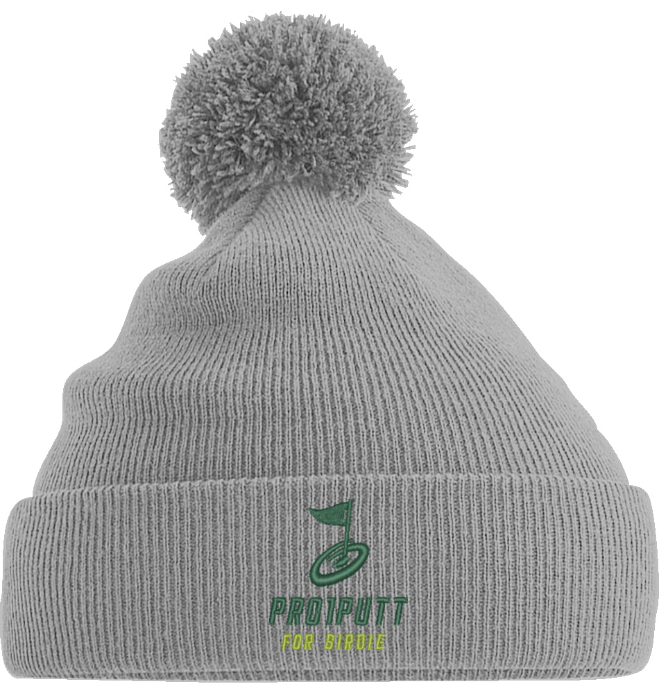 Wintermütze Stick Green/Lime Icon PomPom