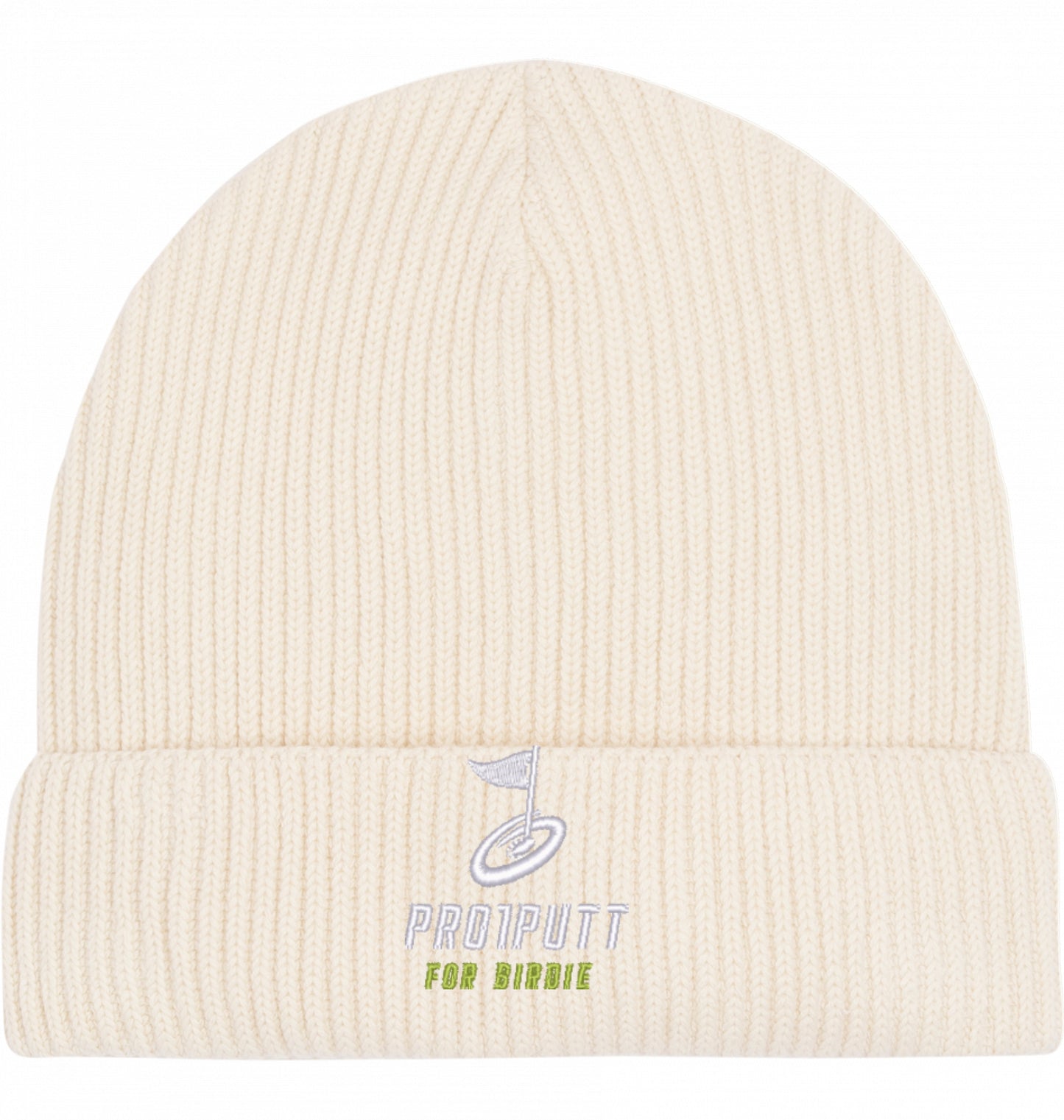 Wintermütze Stick white/Lime Icon Stan