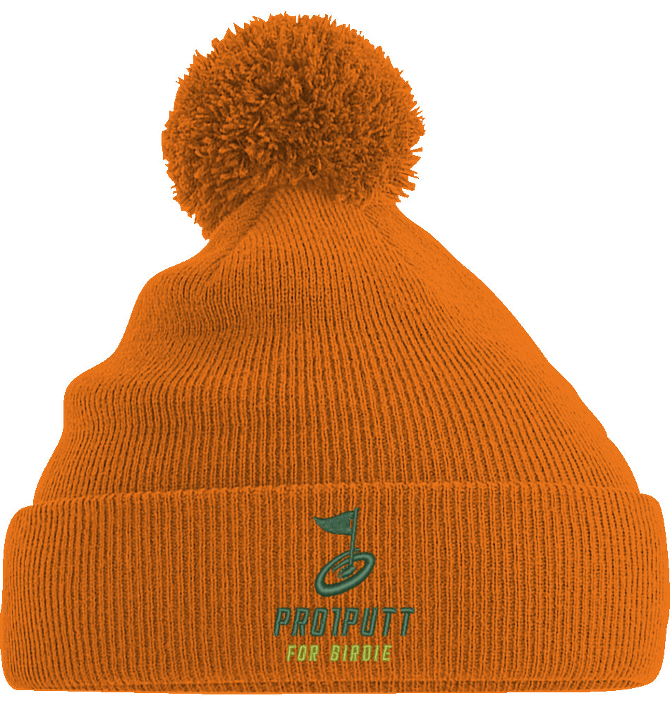 Wintermütze Stick Green/Lime Icon PomPom