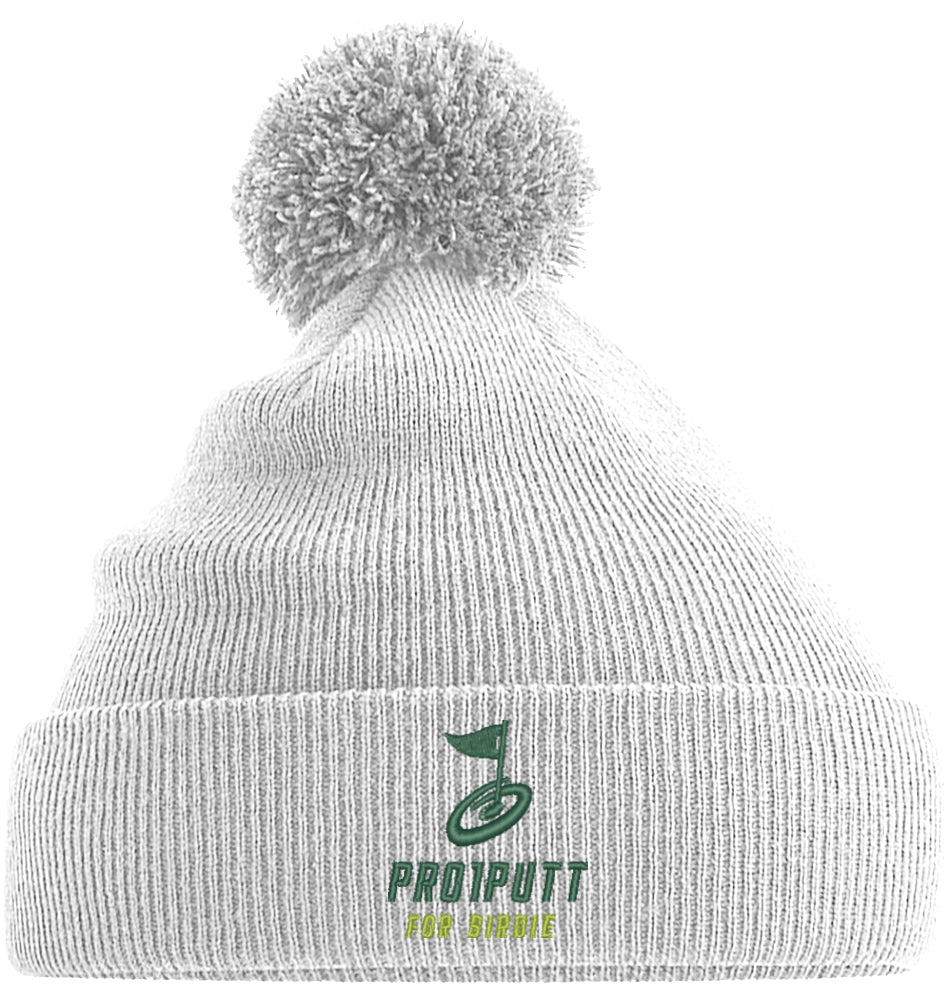 Wintermütze Stick Green/Lime Icon PomPom