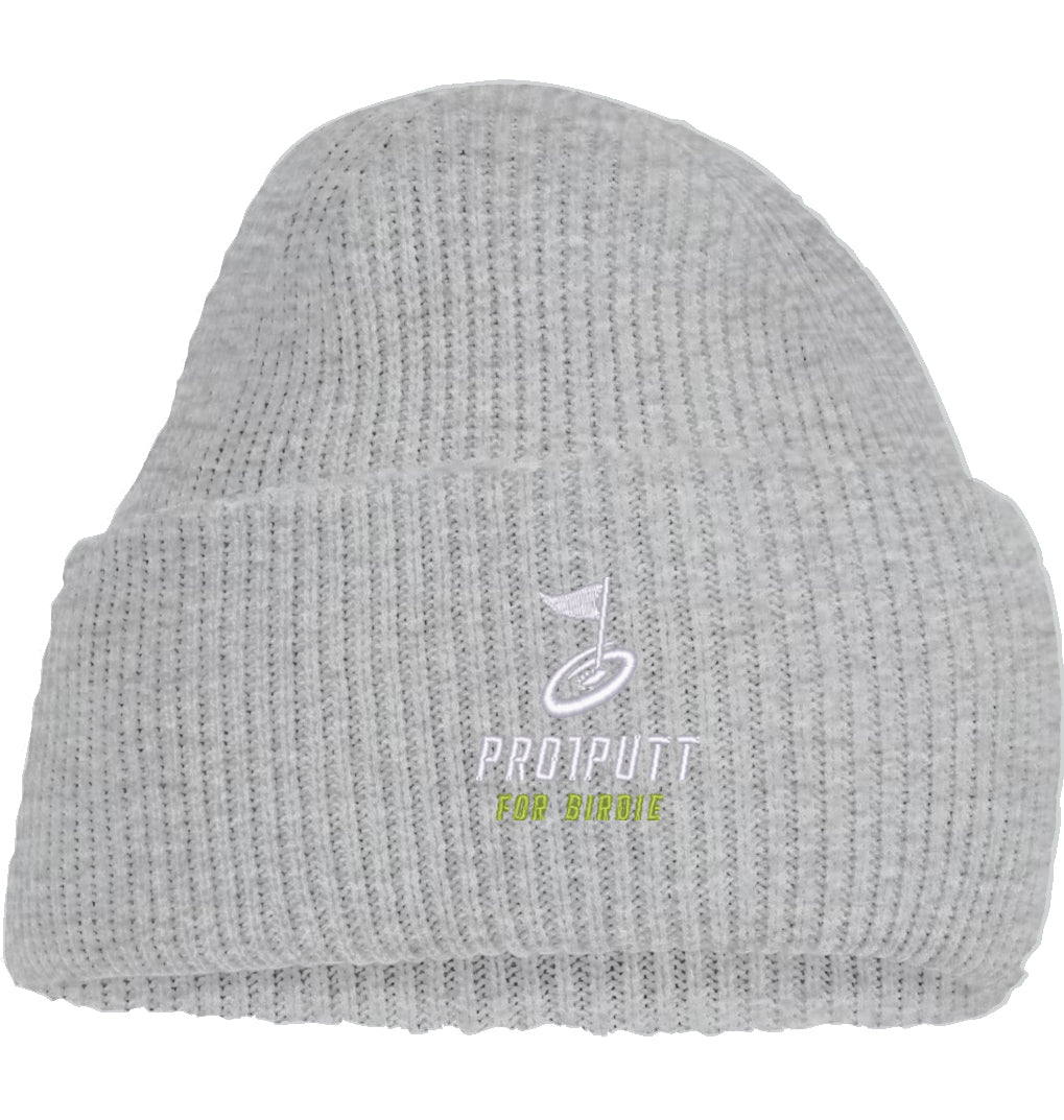 Wintermütze Stick white/Lime Icon Haley