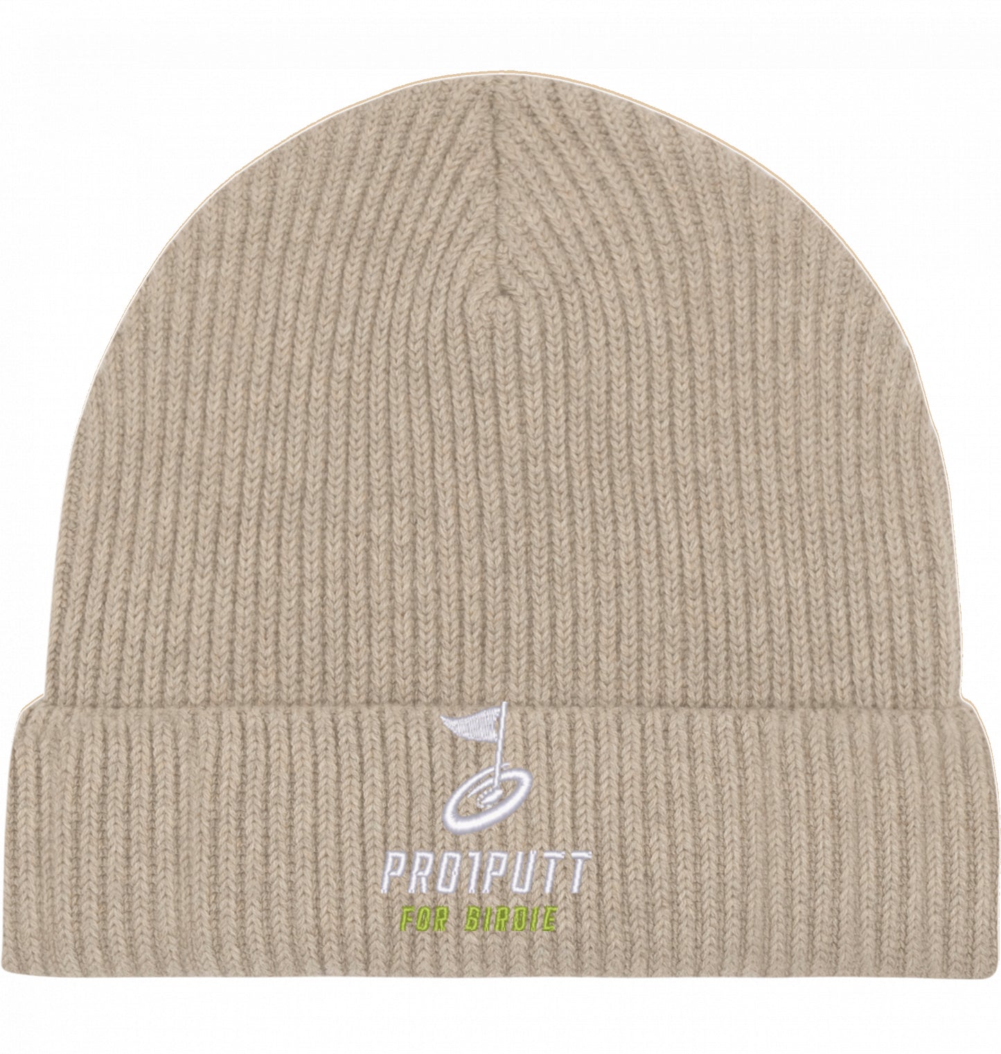 Wintermütze Stick white/Lime Icon Stan