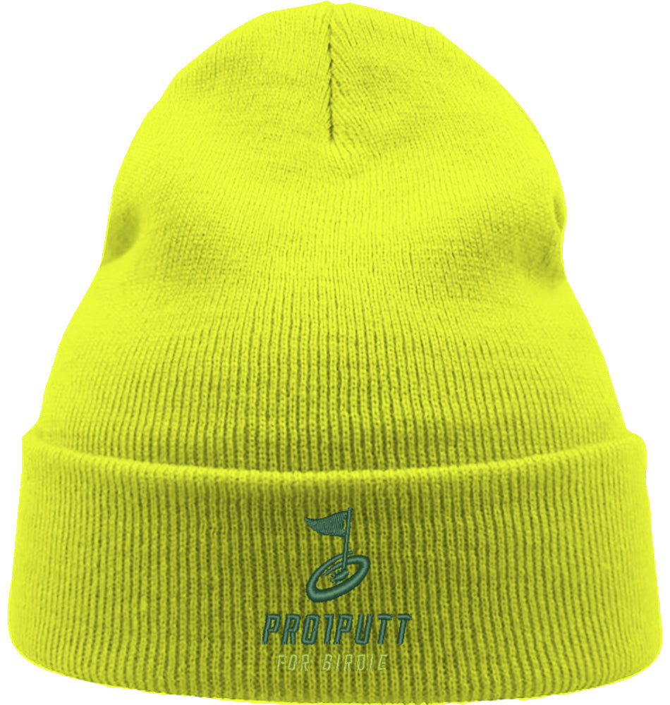 Wintermütze Stick Green/Lime Icon Fore