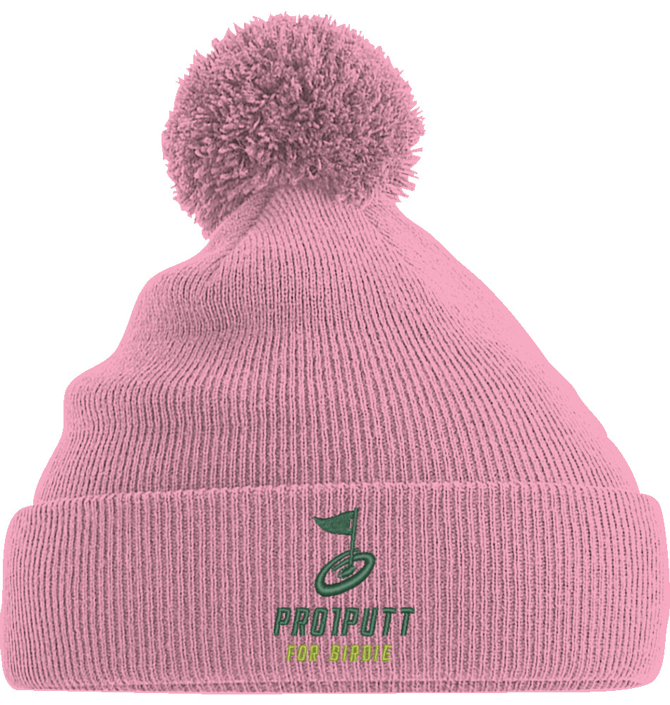 Wintermütze Stick Green/Lime Icon PomPom